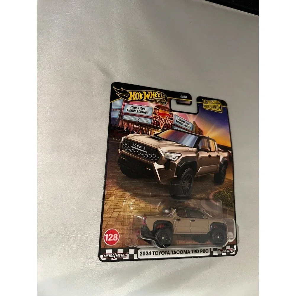 Hot Wheels Premium Boulevard 2024 Toyota Tacoma TRD Pro Tan Diecast Car 128
